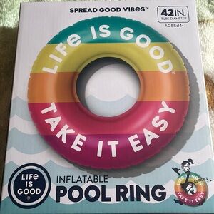 Inflatable pool ring 🏊‍♀️ ( opened )